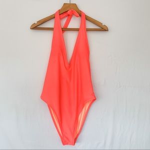 Aerie deep plunge one piece swimsuit